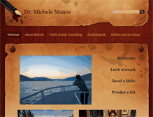 Tablet Screenshot of michelemanos.com